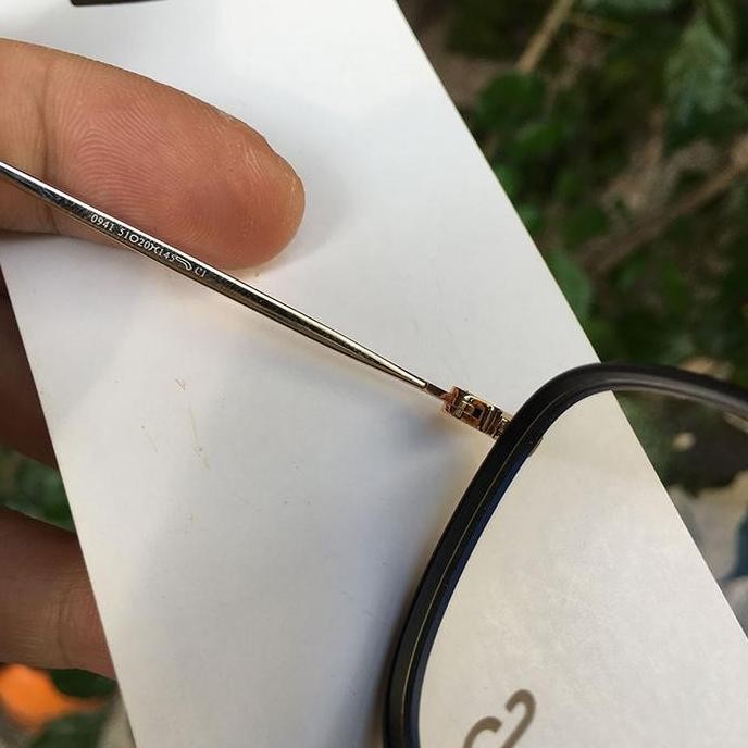 Ff183 Full Frame Kacamata Vintage Minus Pria Titanium Jepang Progresif