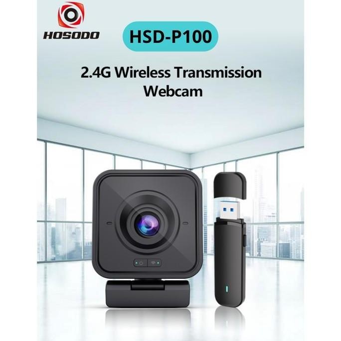 Wireless Webcam Camera Conference Hosodo Hsd-P100 Plug And Play 1080P Co