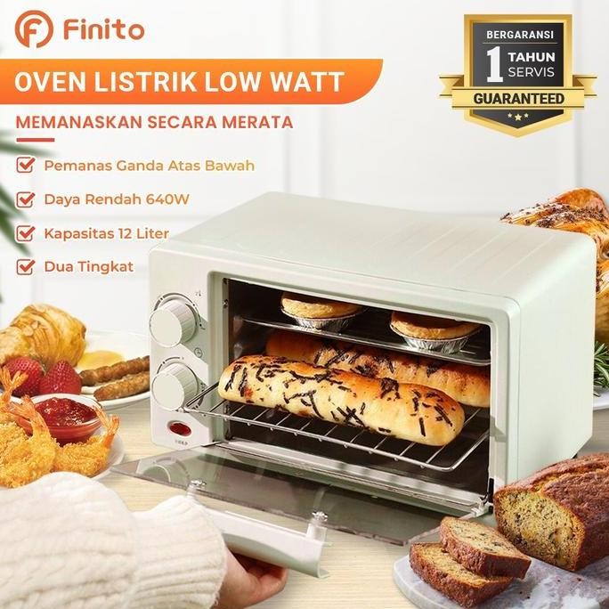 Ischasargita Finito Oven Mini 12 L - Low Watt 640 Watt Super Cantik Mesin Pemanas - Co