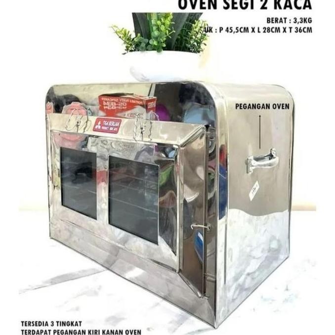 Oven Kompor Oven Tangkring Jumbo Double Kaca Tiga Berlian Co