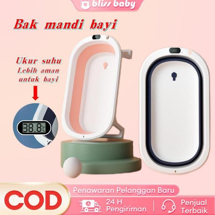 TERLARIS - Bak mandi bayi / lipat Bak mandi lipat Tempat mandi Bak bayi mandi lipat Bak lipat mandi 