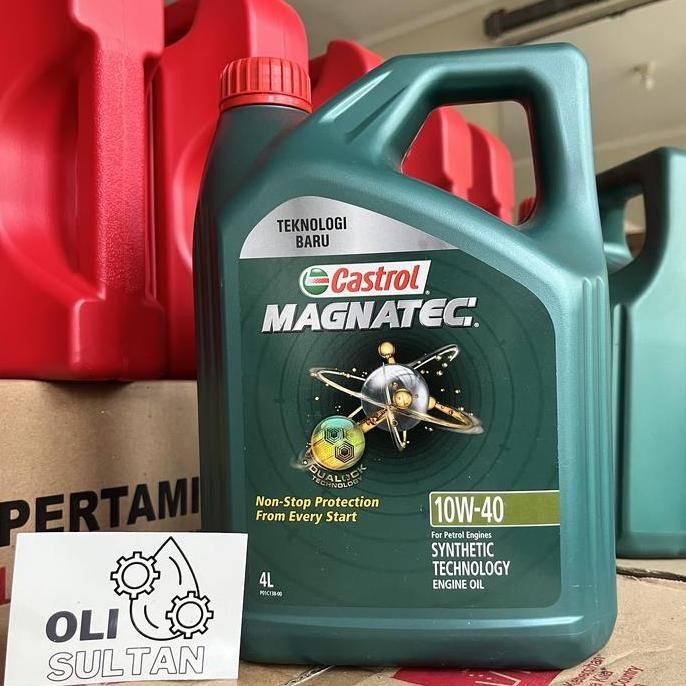 Ready CASTROL MAGNATEC SAE 10W-40 4L | ORIGINAL ENGINE OIL | OLI MOBIL