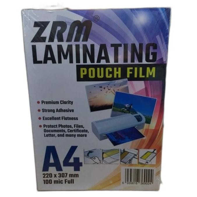 

Laminating A4 Zrm 100 Micron Co