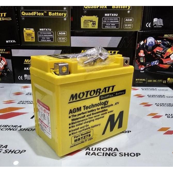 AKI HONDA CRF 150 L MOTOBATT QUADFLEX MBTZ7S - 12V6.5AH Original