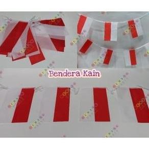 Promo Bendera Kain/Bendera Kain Segitiga/Bendera Kemerdekaan/Bendera Agustus