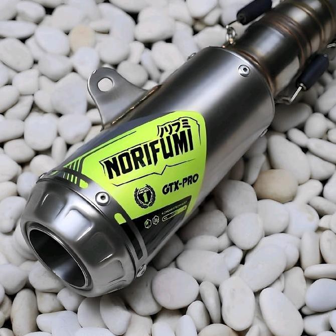 Silencer Only Knalpot Norifumi GTX Pro (Inlet 50) KLX CRF WR DTRACKER All Bebek All Matic Original