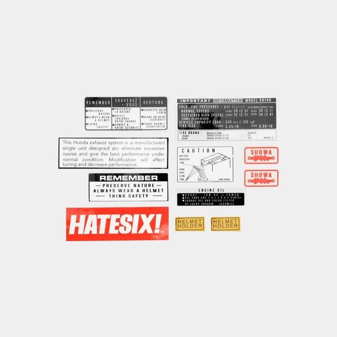 Grosir Decal Sticker Tempelan Pelengkap Atau Detail Untuk Honda Cb750 Cb750F