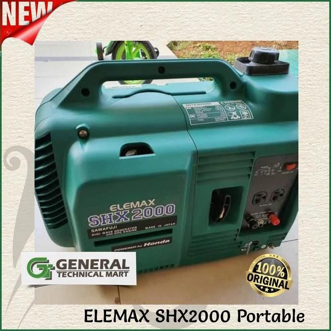 Elemax Shx2000 Portable Generator Set Digi-Wave Inverter Genset