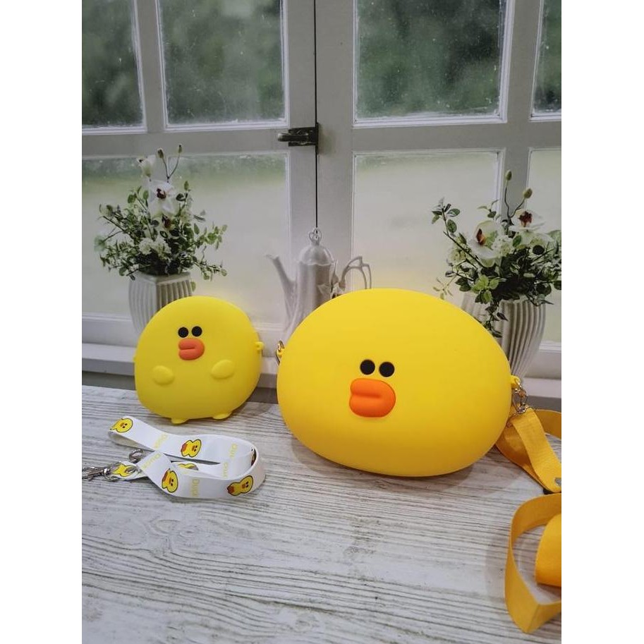 TERMURAH - FAMILYTOYS Tas selempang rubber jelly anak dewasa karakter JUMBO