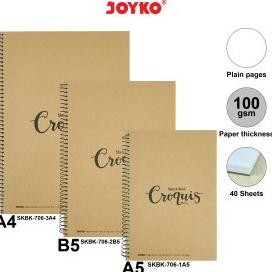 

Er-90 Joyko Sketch Book/Buku Sketsa Gambar (Croiquis) Skbk-706 Er-90