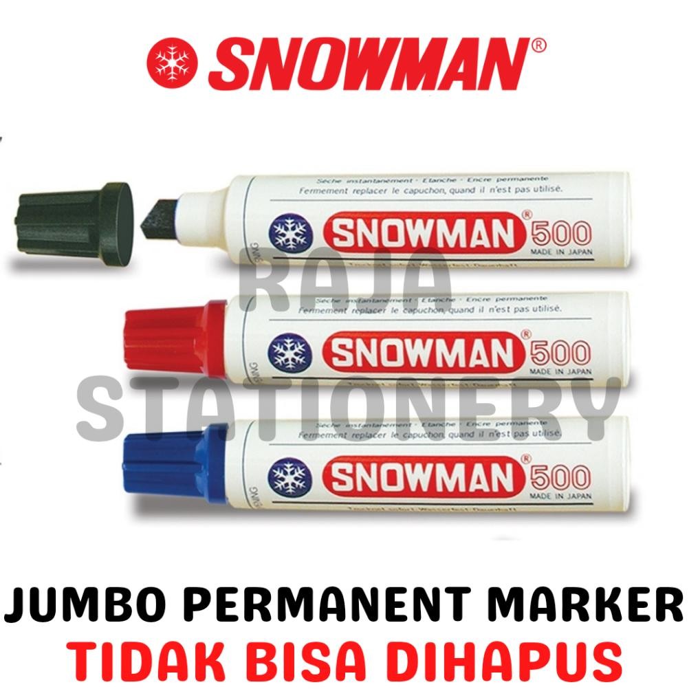 

Ss-64 Snowman Permanent Marker G-12 / Spidol Permanen Ag-12 Hitam Snowman Ss-64