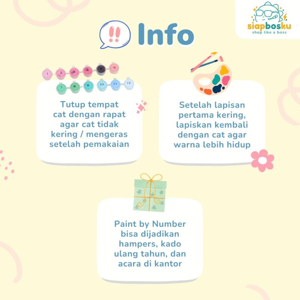 

Sd83 Siap Bosku Kanvas Lukis Paint By Number Aesthetic 40X50 Cm - Portrait View Sd83