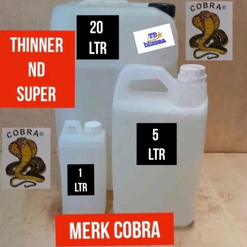 Thinner ND Super Cobra 1L ND Super 5L Tiner Cobra 1liter Tiner Cobra 5liter Thiner ND Super Cobra aS