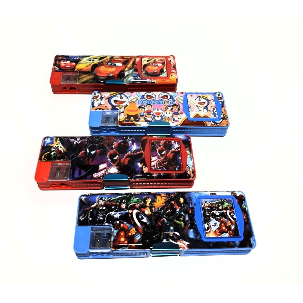 

Best Seller Harga Grosir ( 1Lusin/12Pcs ) Kotak Pensil Motif +Kalkulator Dan Serutan Pensil Cc-7806