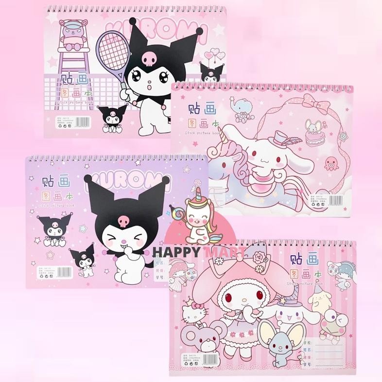 

Fsd-34 Sketch Book Buku Gambar A4 Kuromi Tenis Series Melody / Cinnamoroll Fsd-34