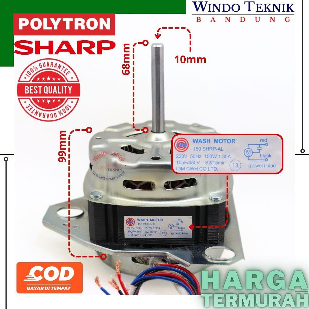 DINAMO MESIN CUCI SHARP | MESIN PENCUCI MESIN CUCI POLYTRON | DINAMO WASH PENGGILAS MESIN CUCI SHARP