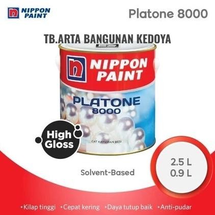 Nippon Paint Platone 8000 Cat Besi Dan Kayu CUSTOM WARNA - 2,5 Liter (Gallon ) aSt