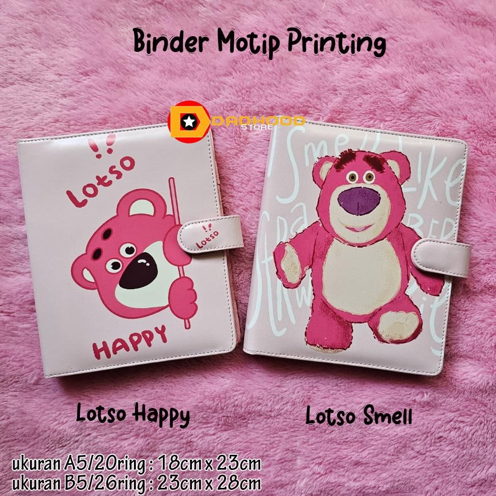 

Binder Printing Motip Lotso Tersedia Ukuran A5 20 Holes B5 26 Holes