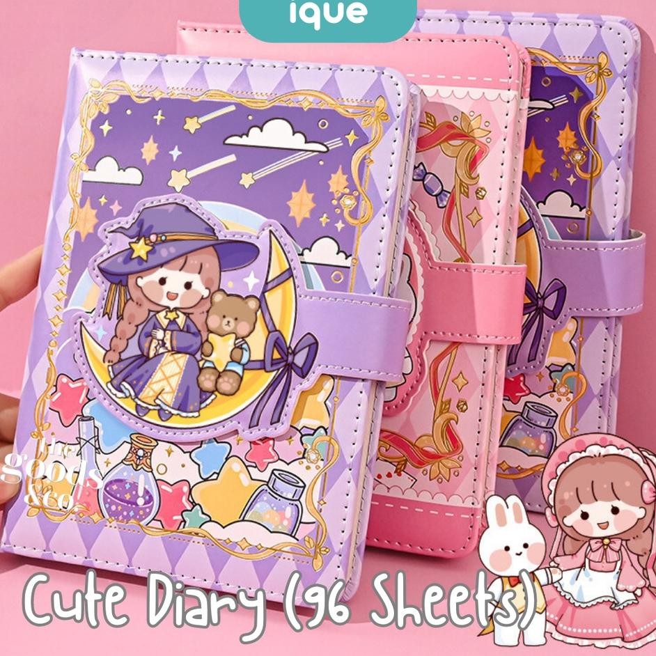 

Ique Cute Diary Journal Korea Style Binder Diary Buku Catatan Harian