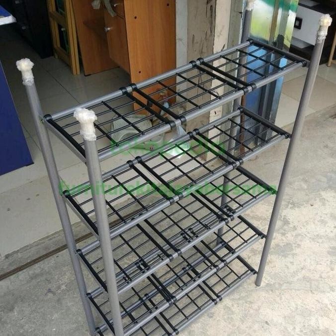 Rak Sepatu Besi 5 Susun