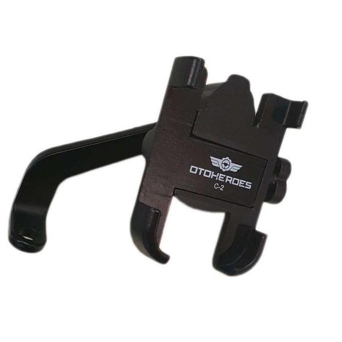 Holder HP Motor Spion Besi Ojol Ojek Online Aluminium Metal Smartphone