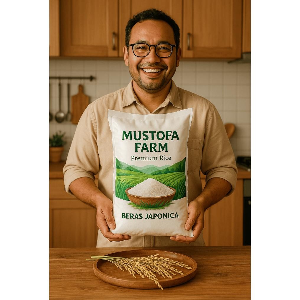 

Beras Jepang Mustofa Farm Japanese Japonica Rice Beras Sushi Premium