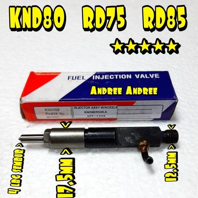 KND80 Fuel Injection Valve Rumah Komplit Nozzle Kubota KND-80 KND 80