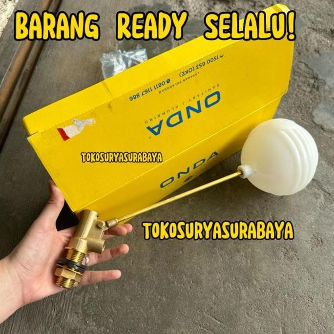 TERLARIS PELAMPUNG BOLA ONDA 1/2" 3/4" 1" INCH PELAMPUNG BOLA ONDA 3/4" PELAMPUNG BOLA ONDA 1" PELAM