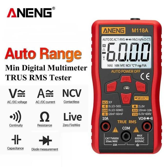 MULTIMETER DIGITAL VOLTAGE TESTER / AVOMETER / MULTITESTER CEK KABEL PUTUS ORIGINAL DAN TERPERCAYA
