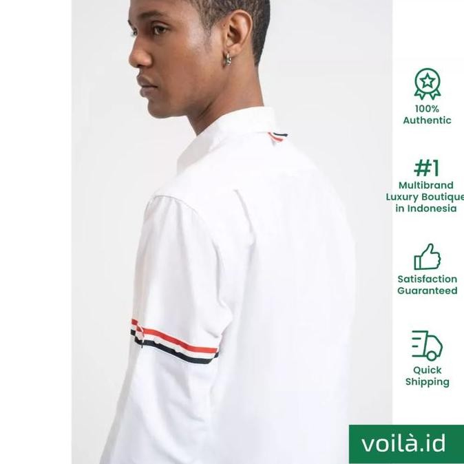 Sale Voilaid Thom Browne Armband Classic Cotton Shirt White - Mwl150Ef0313100