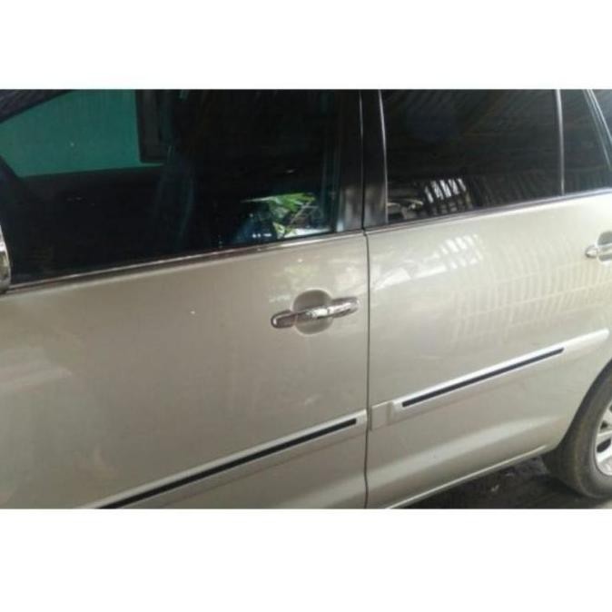 Promo list LIS kaca samping pintu window liner toyota innova inova 2004 sampai 2015 CHROME crome 200