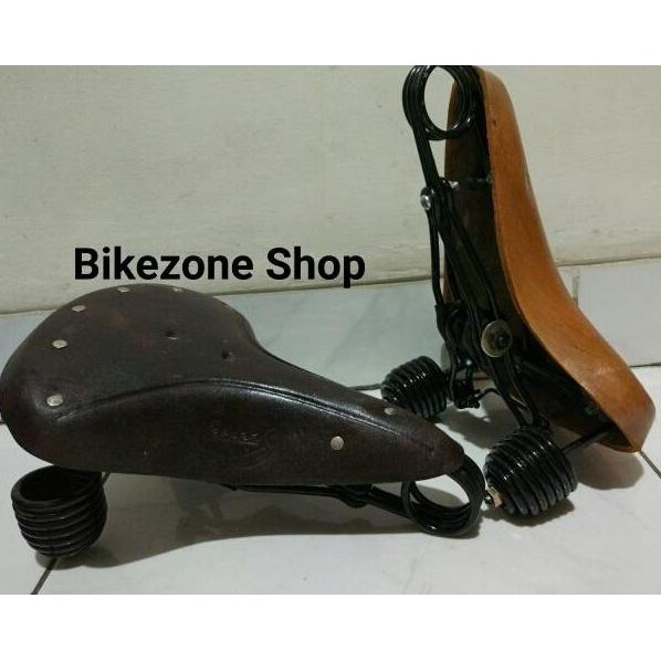 Promo sadel jok sepeda onthel kulit per gulung keong per rapat COD