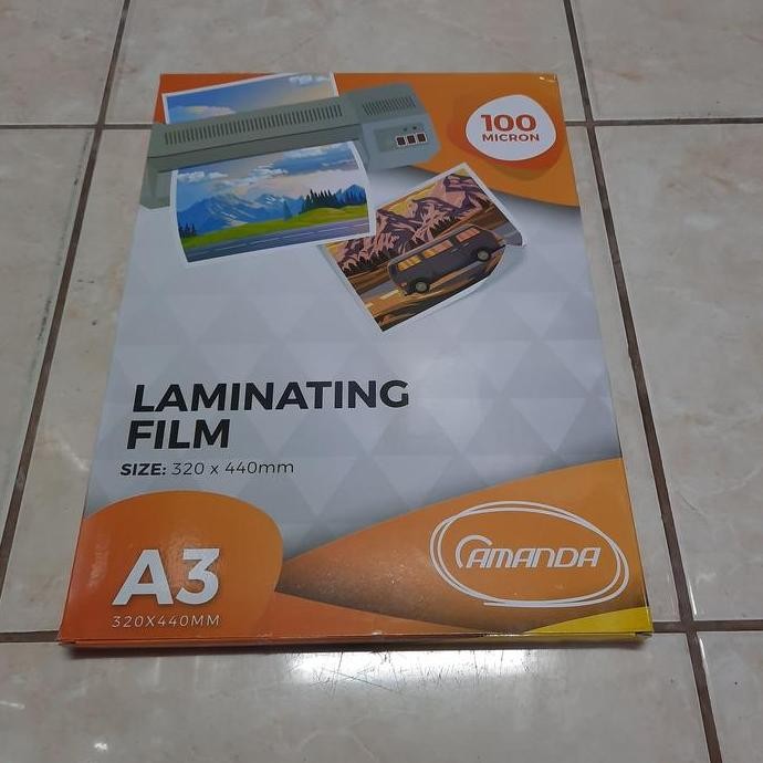 

Premium (PAK) Plastik Laminating A3 Amanda 100 Micron / Laminating Amanda A3
