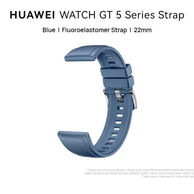 TERBARU - Huawei EasyFit Strap Watch GT 5 Original - Blue