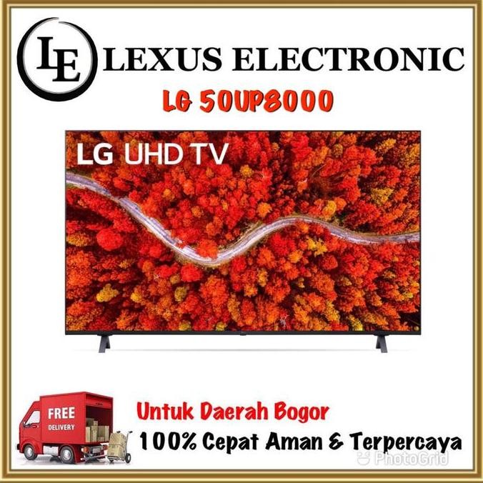 TERLARIS - LG LED SMART TV 4K 50 INCH | 50UP8000PTB | 50UP8000 | UP8000 | UHD 4K