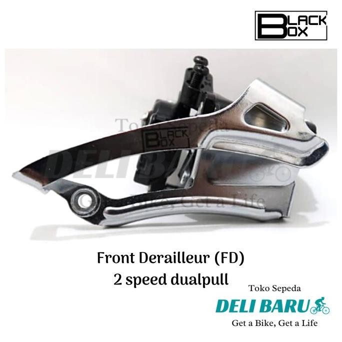 Promo Blackbox Front Derailleur 2 speed FD dual pull sepeda MTB, lipat COD