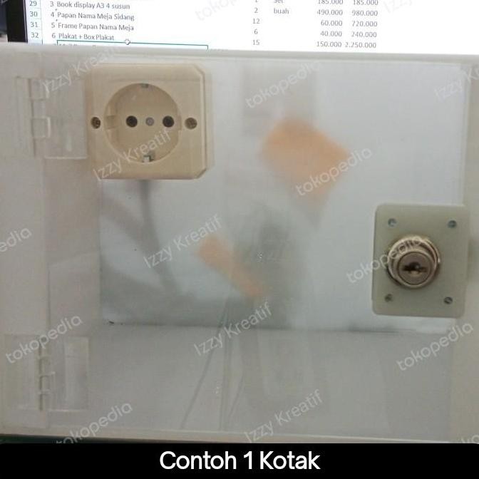 Box Charger Tempat Cas Hp Akrilik Kualitas Terbaik Harga Termurah