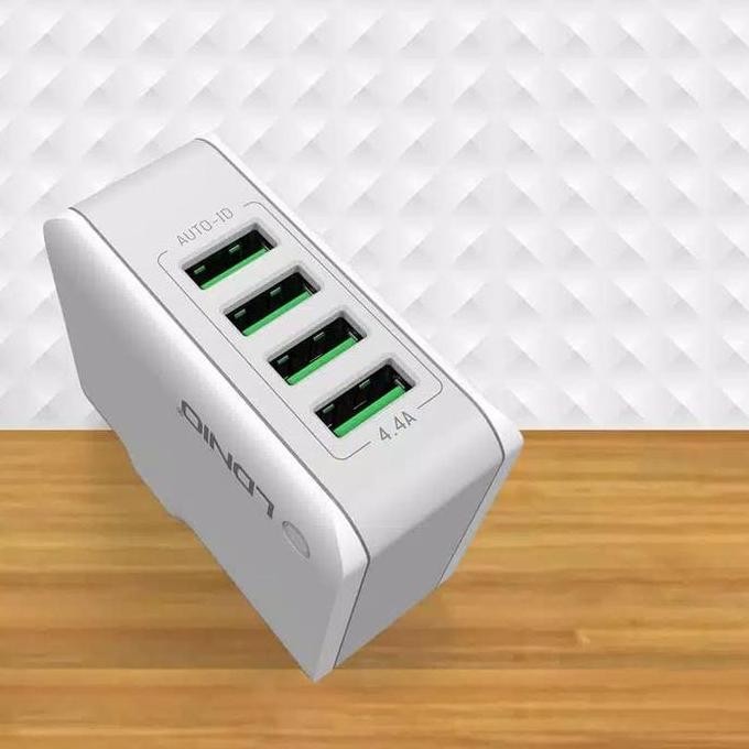 Ldnio A4403 Usb Travel Charger 4 Port 4.4A Quick Charger Kualitas Terbaik Harga Termurah