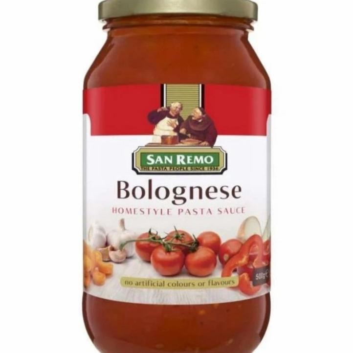 

Pasta Sauce Bolognese San Remo 500Gr Berkualitas