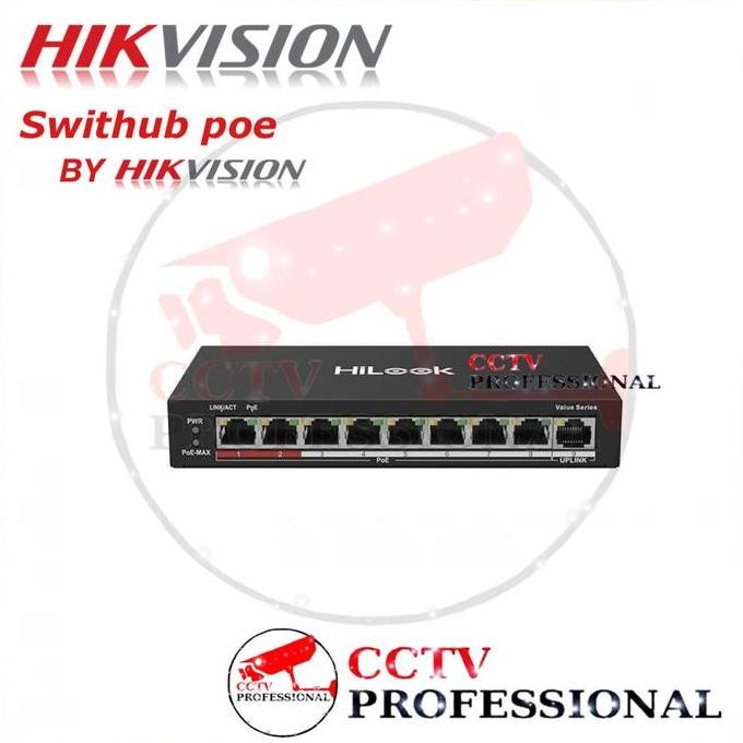 Grosir Switch Hub Poe Hilook By Hikvision 8 Port Poe