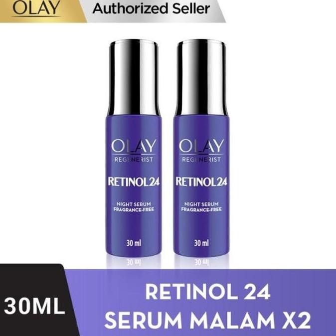 BEBAS ONGKIR - Olay Regenerist Retinol 24 Serum Wajah  30ml Paket Isi 2