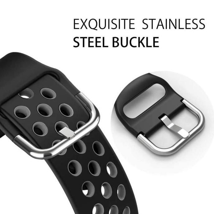 BEBAS ONGKIR - Finchy Strap Ticwatch 2 Ticwatch E Nike Two Tone Silicone Wristband