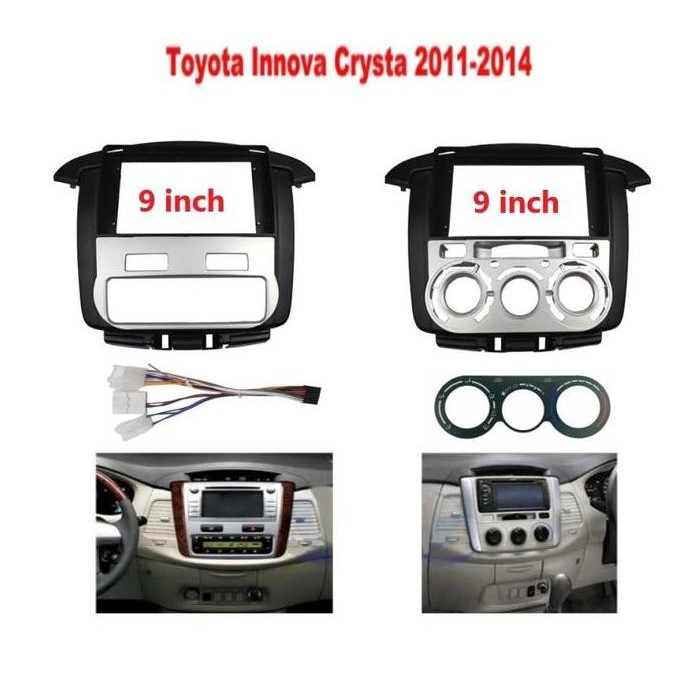 Promo Frame 9 inch Toyota Innova 2011 - 2014 Panel Head Unit COD