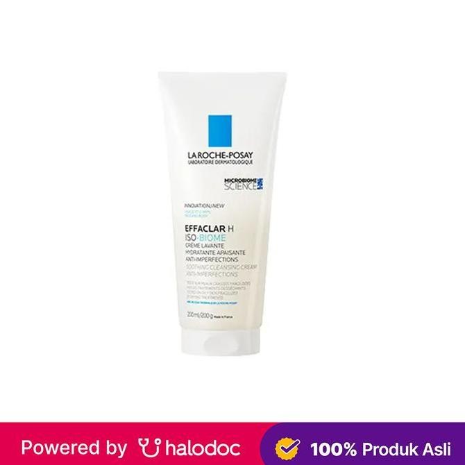 TERBARU - La Roche Posay Effaclar H Iso-Biome Soothing Cleansing Cream 200 ml
