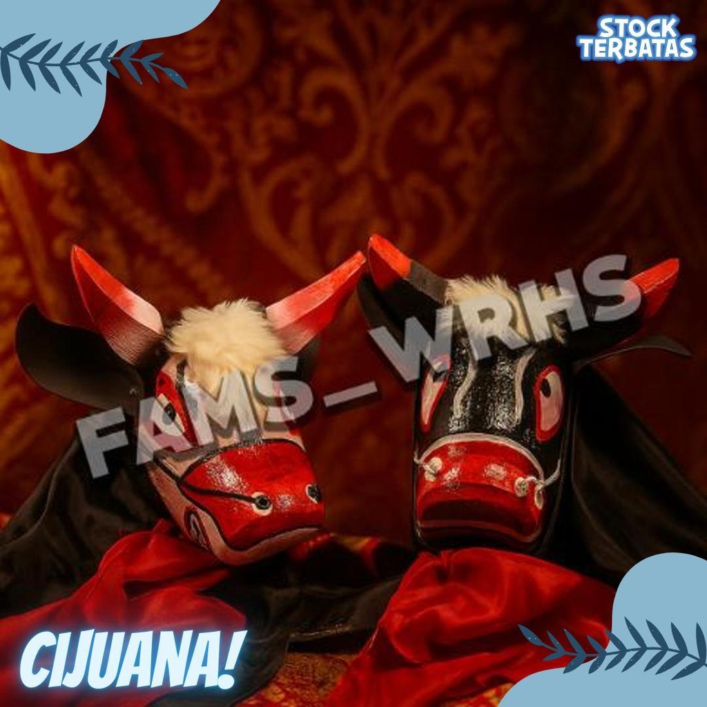 Bantengan Anak Plus Kain. Mainan Viral Bantengan Mberot. Banteng Suro. Mberot