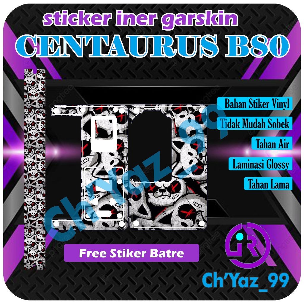 

Stiker Chyaz99 B80 Iner Glossy Laminasi 18 Garskin Label Custom Fullbody Presisi Bisa COD