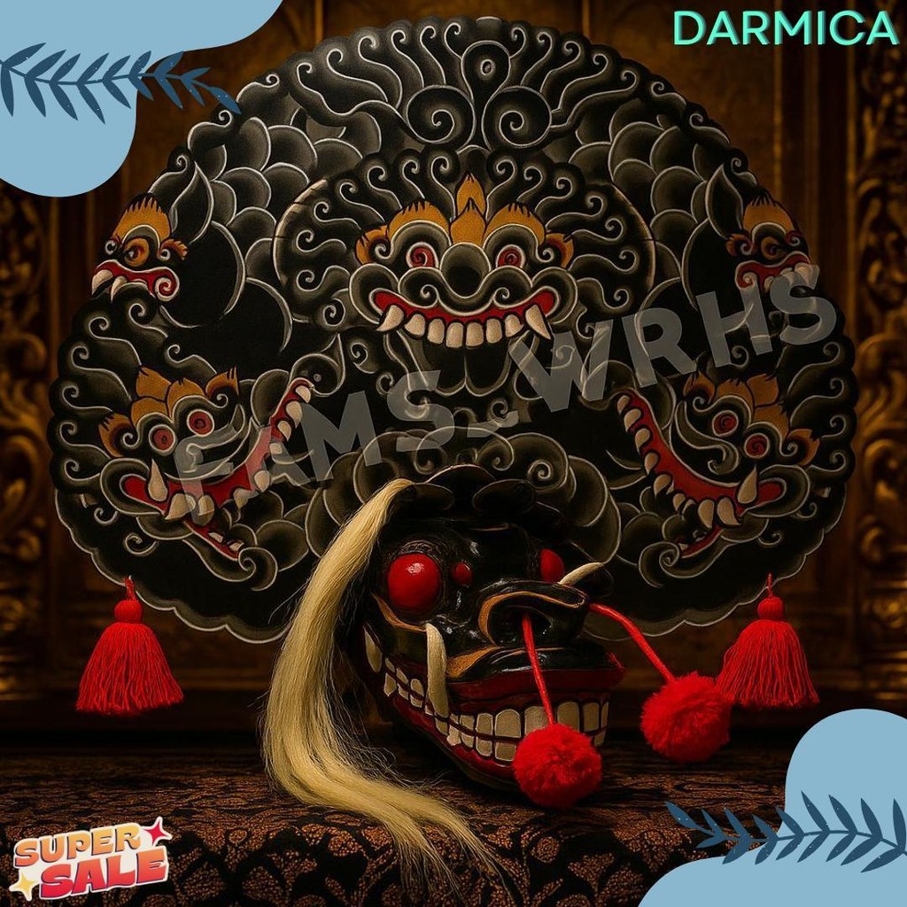 Barongan Telon Vip Ukuran 22 Full Kayu Barongan Caplokan Kayu