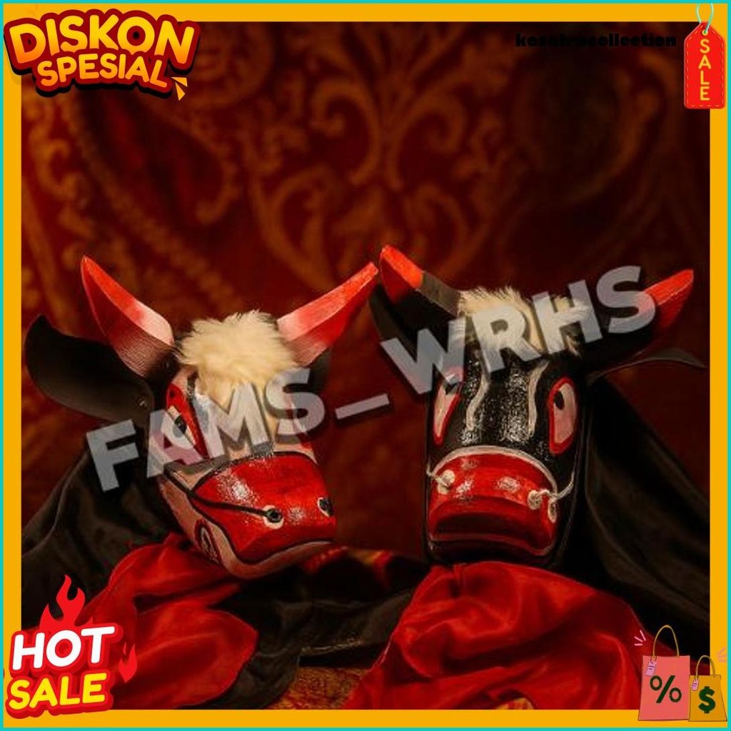 Bantengan Anak Plus Kain. Mainan Viral Bantengan Mberot. Banteng Suro. Mberot