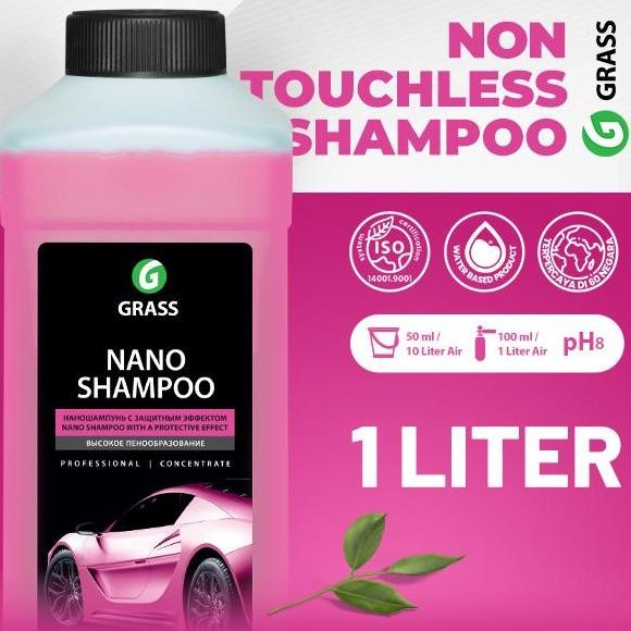 TERMURAH - NON TOUCHLESS GRASS NANO SHAMPOO 1 LITER