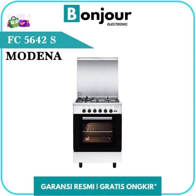 NEW Kompor Standing Modena FC5642S Stainless Steel Kompor 4 Tungku Modena FC 5642 S [ORIGINAL]